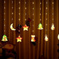 10pcs Christmas Hanging LED Ornament String Lights – 8 Modes