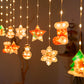 10pcs Christmas Hanging LED Ornament String Lights – 8 Modes