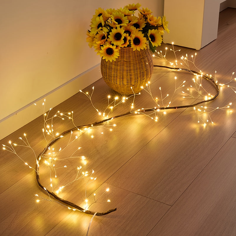 260-LED Bendable Branch Christmas Lights with Remote
