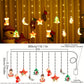 10pcs Christmas Hanging LED Ornament String Lights – 8 Modes