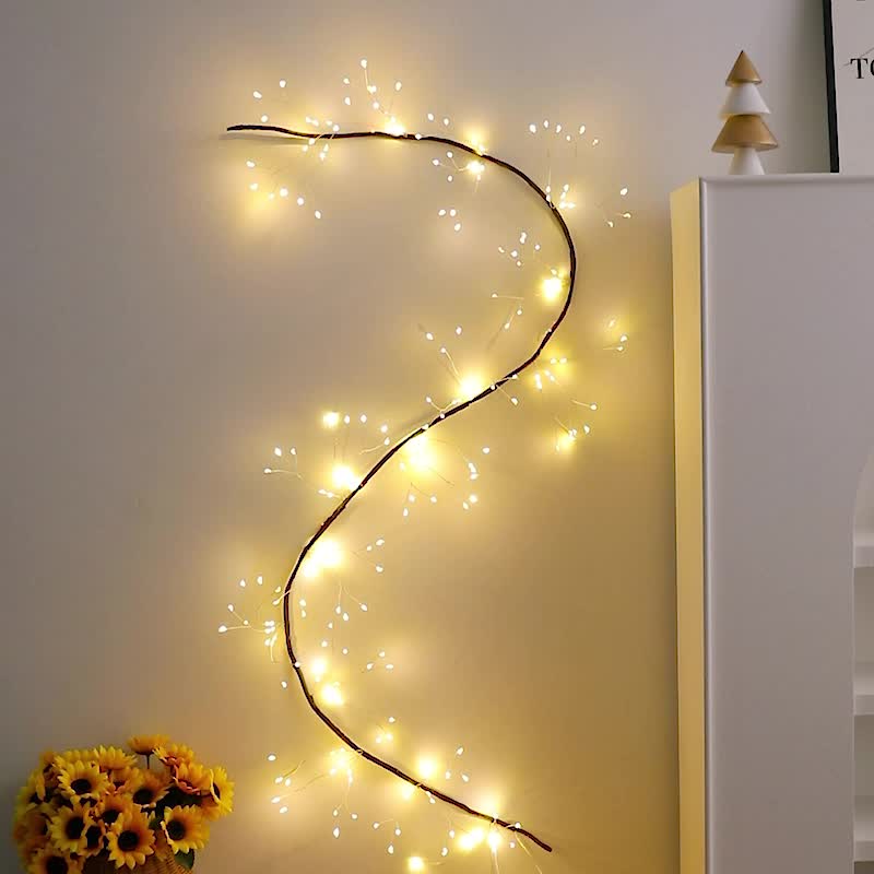260-LED Bendable Branch Christmas Lights with Remote